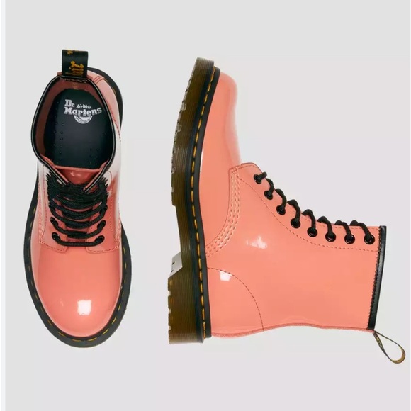 Dr. Martens Shoes - NWT DR. MARTENS PATENT LEATHER LACE UP BOOTS